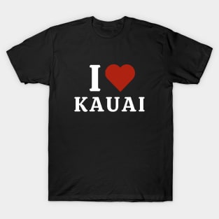 I Love Kauai T-Shirt